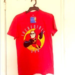 Disney Pixar Incredible Dad Red T-Shirt